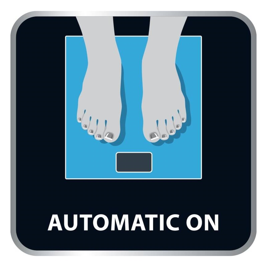 Tefal - Lična vaga CLASSIC 2xAAA siva