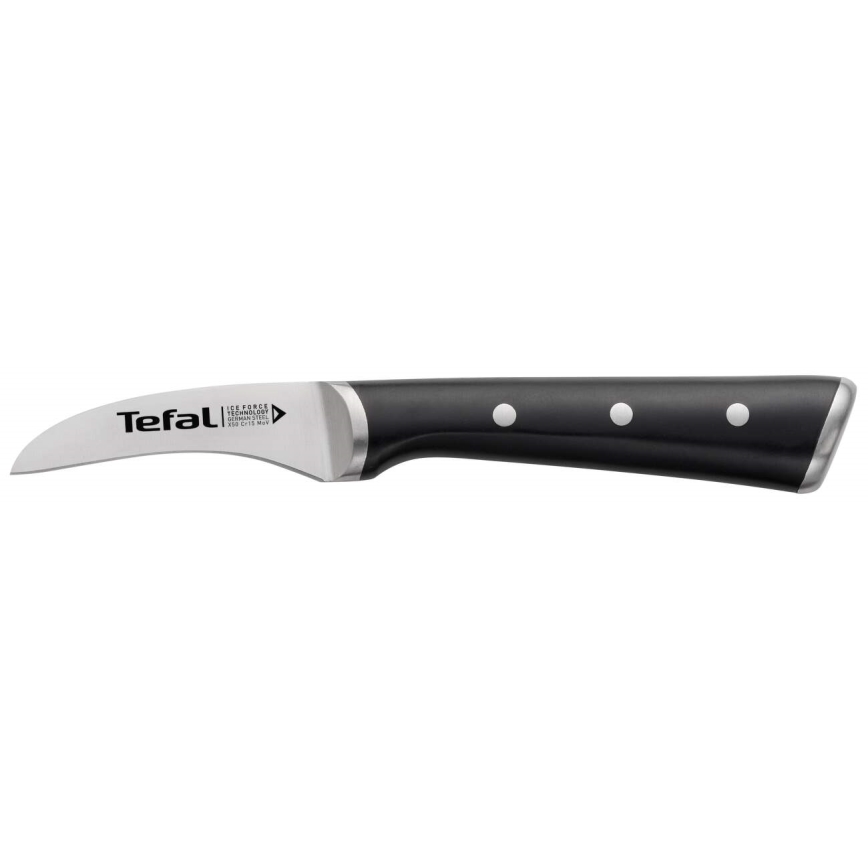 Tefal - Nožić za guljenje ICE FORCE 7 cm, nerđajući čelik/sjajni hrom/crna
