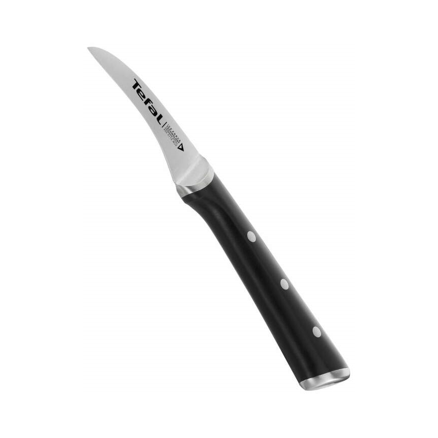 Tefal - Nožić za guljenje ICE FORCE 7 cm, nerđajući čelik/sjajni hrom/crna