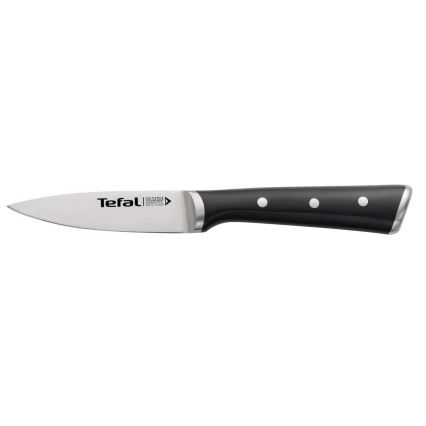 Tefal - Nož za guljenje od nerđajućeg čelika ICE FORCE 9 cm sjajni hrom/crna