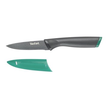 Tefal - Nož za guljenje od nerđajućeg čelika FRESH KITCHEN 9 cm siva/zelena