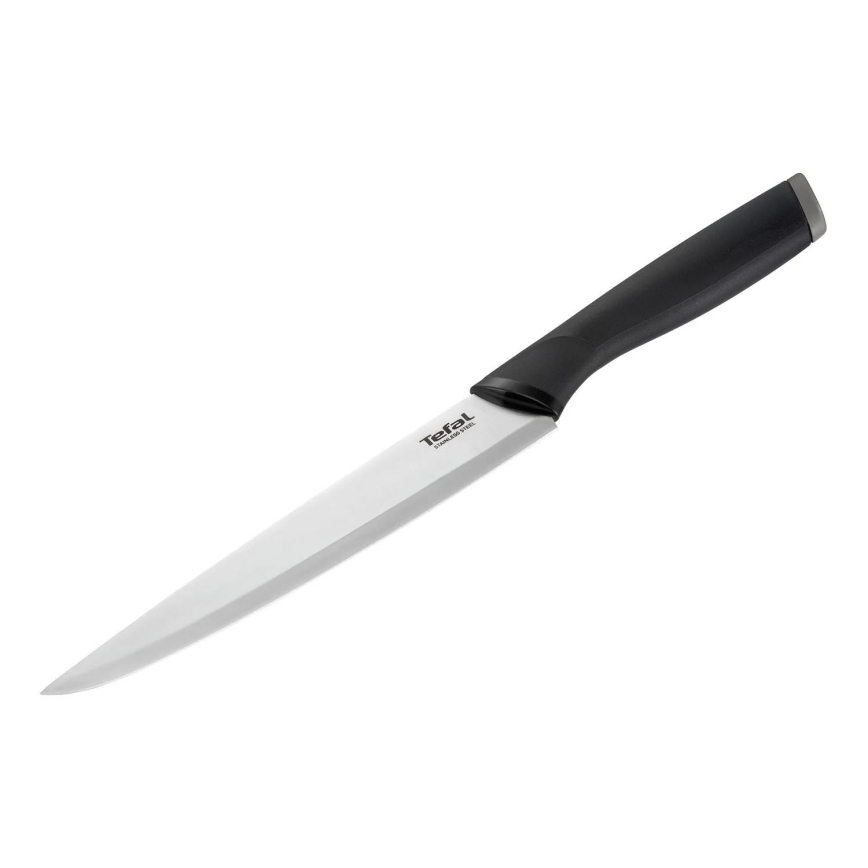 Tefal - Nož za porciju COMFORT 20 cm od nerđajućeg čelika, sjajni hrom/crna