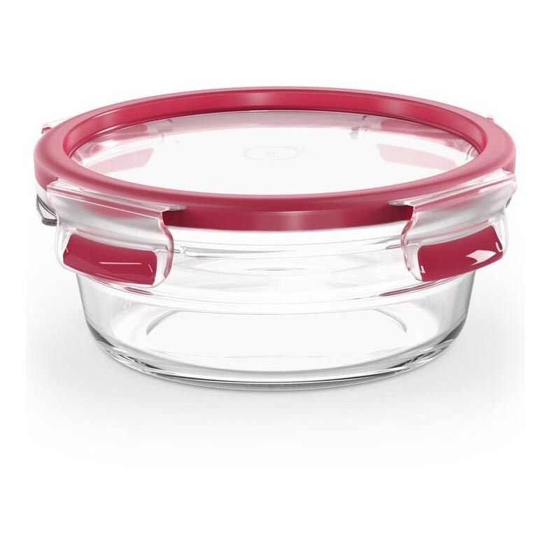 Tefal - Posuda za hranu 0,6 l MSEAL GLASS crvena/staklo