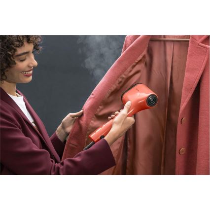 Tefal - Ručni parni aparat za peglanje odeće PURE POP 1300W/230V crvena