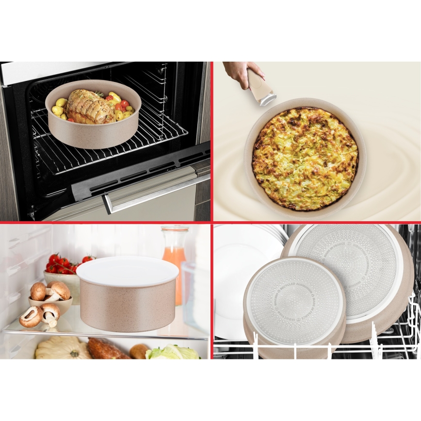 Tefal - Set od 3 tiganja INGENIO DELIGHT