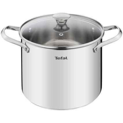 Tefal - Set posuđa 10 kom COOK EAT od nerđajućeg čelika