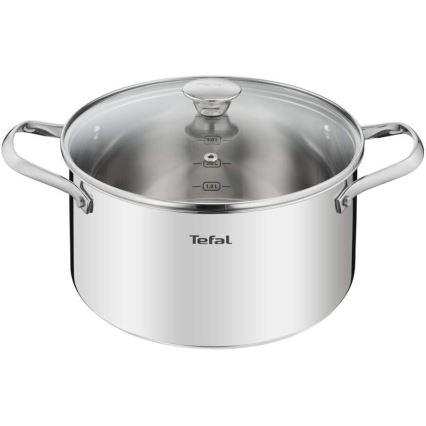 Tefal - Set posuđa 10 kom COOK EAT od nerđajućeg čelika