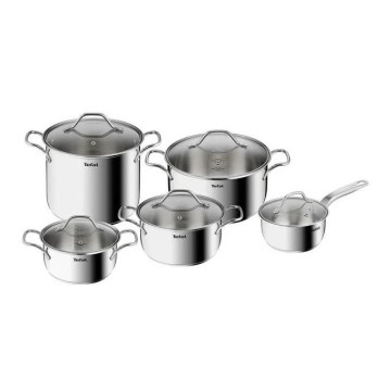 Tefal - Set šerpi INTUITION, 10 delova, od nerđajućeg čelika