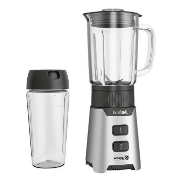 Tefal - Stoni blender BLENDFORCE 400W/230V inox/crna