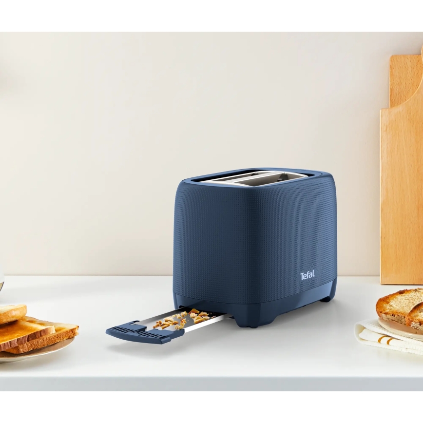 Tefal - Toster sa dva proreza MORNING 850W/230V plavi