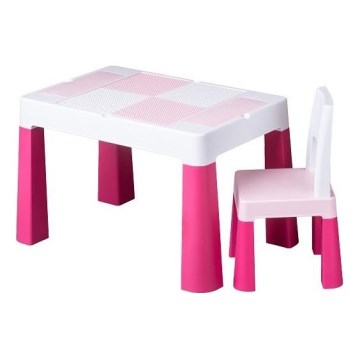 TEGA BABY - Dečiji sto sa stolicom roze/bela