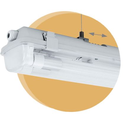 Tehnička fluorescentna svetiljka LIMEA T8 2xG13/10W/230V IP65 1500 mm
