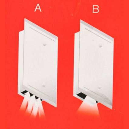 Telefunken 307706TF - LED spoljašnje zidno svetlo 2xLED/3W/230V IP44 belo