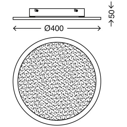 Telefunken 309104TF - LED plafonsko svetlo sa senzorom LED/30W/230V 4000K