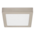 Telefunken 309702TF - LED RGB prigušiva plafonsko svetlo LED/23W/230V 2700-6500 Wi-Fi Tuya mat hrom
