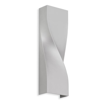 Telefunken 312704TF - LED spoljašnje zidno svetlo 2xLED/5,5W/230V IP44 srebrna