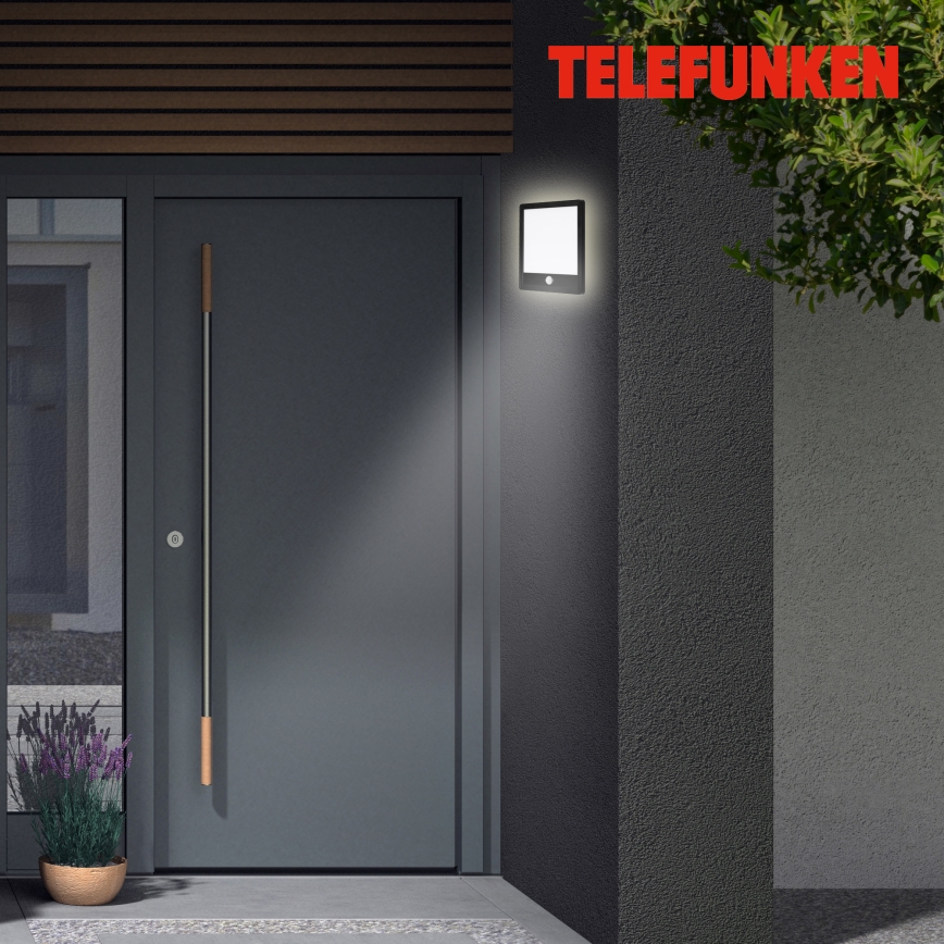 Telefunken 313805TF - LED spoljna zidna svetiljka sa senzorom LED/15W/230V IP44