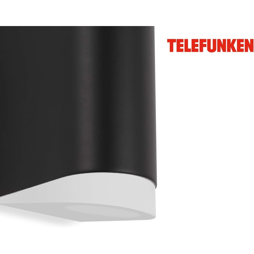 Telefunken 314905TF - LED spoljašnja zidna lampa 2xGU10/5W/230V IP44 crna