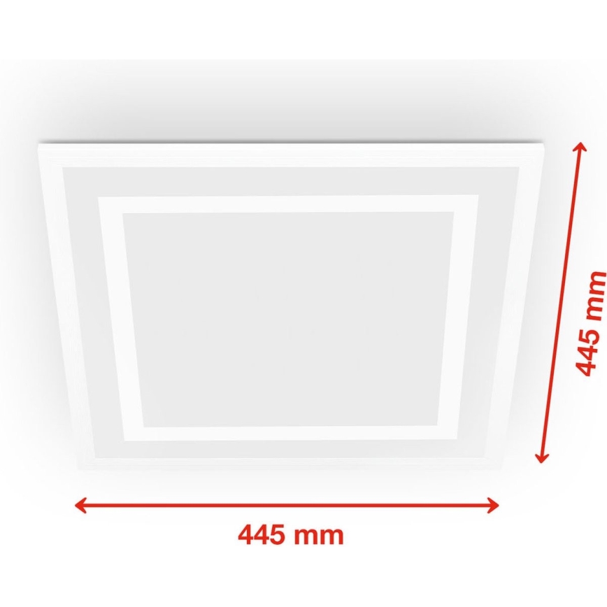 Telefunken 318806TF - LED RGBW prigušiva plafonska svetiljka LED/24W/230V 3000-6500K + daljinski upravljač