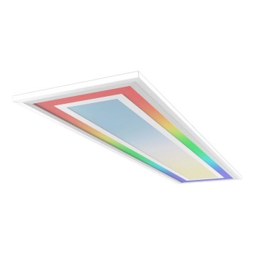 Telefunken 318906TF - LED RGBW prigušiva stropna svetiljka LED/24W/230V 3000-6500K 25x100 cm + daljinski upravljač