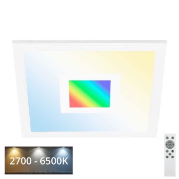 Telefunken 319106TF - LED RGBW prigušiva plafonska svetiljka LED/24W/230V 2700-6500K bela + daljinski upravljač