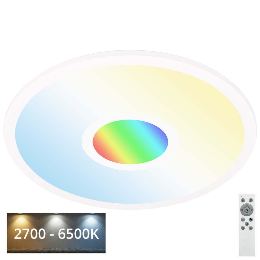 Telefunken 319306TF - LED RGBW prigušiva svetiljka LED/22W/230V 2700-6500K + daljinski upravljač