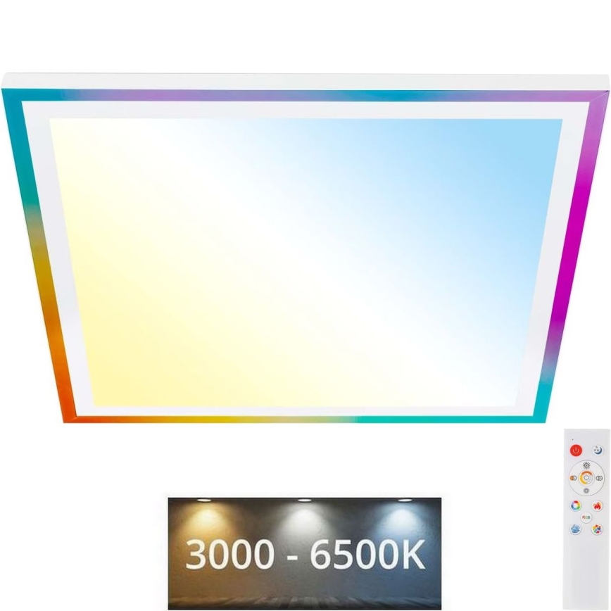 Telefunken 321206TF - LED RGBW prigušiva plafonsko svetlo LED/18W/230V 3000-6500K + daljinski upravljač