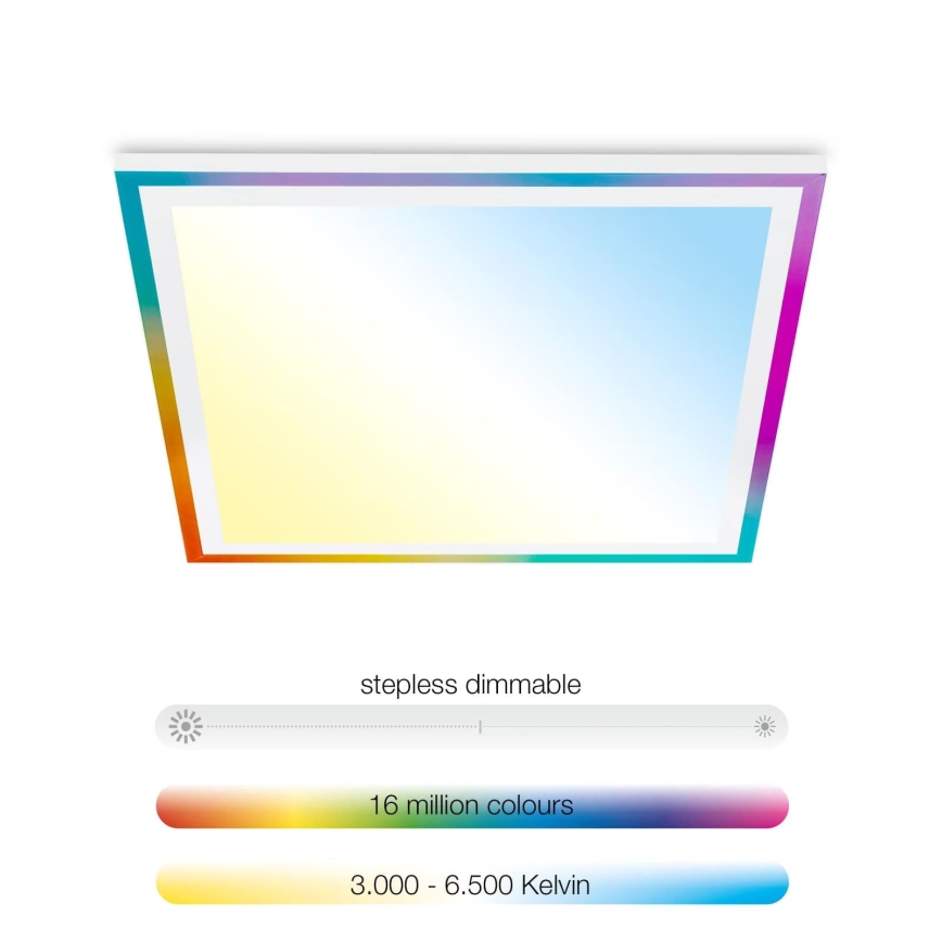 Telefunken 321206TF - LED RGBW prigušiva plafonsko svetlo LED/18W/230V 3000-6500K + daljinski upravljač