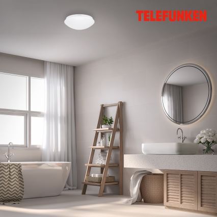 Telefunken 601206TF - LED plafonsko svetlo za kupatilo sa senzorom LED/15W/230V IP44 prečnik 28 cm
