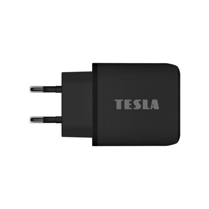 TESLA Electronics - Adapter za brzo punjenje Power Delivery 25 W, crni