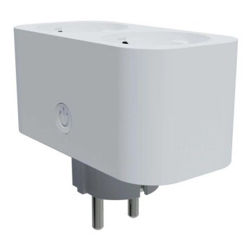 TESLA Smart - Pametna razvodna utičnica 2x16A/230V Tip F Wi-Fi Tuya