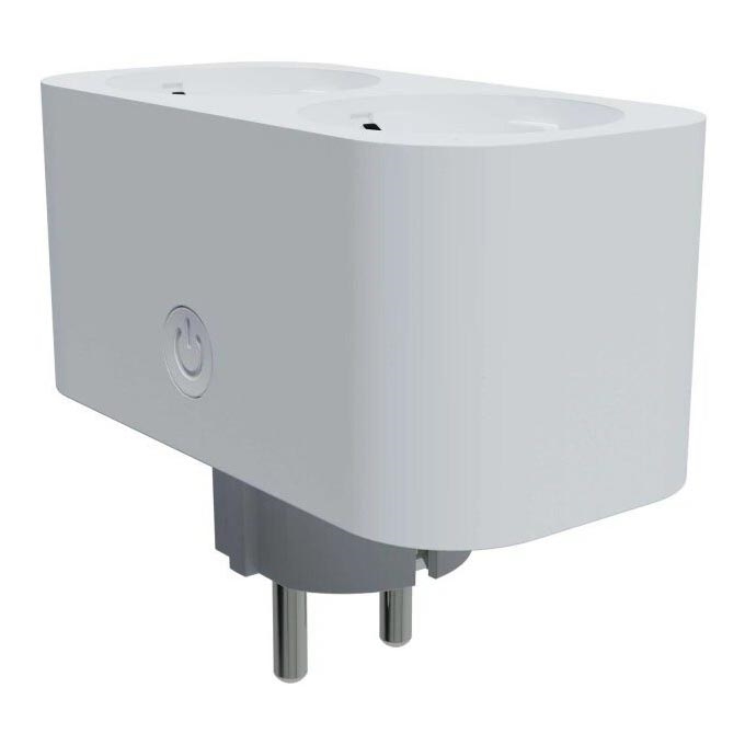 TESLA Smart - Pametna razvodna utičnica 2x16A/230V Tip F Wi-Fi Tuya