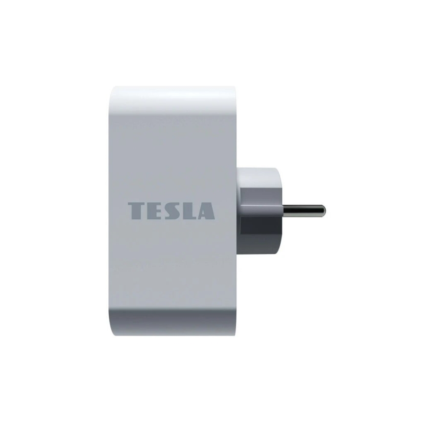 TESLA Smart - Pametna razvodna utičnica 2x16A/230V Tip F Wi-Fi Tuya