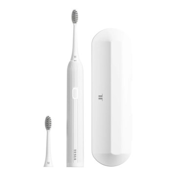 TESLA Smart - Pametna sonična četkica za zube TS200 DELUXE bela