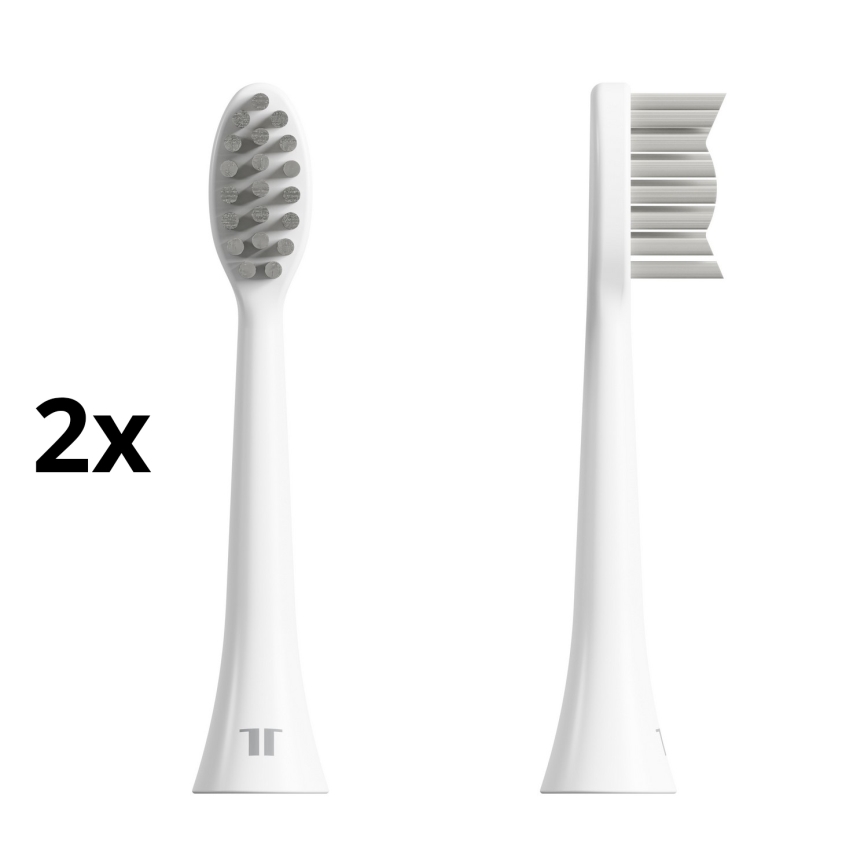 TESLA Smart - SET 2x zamenskih glava za soničnu četkicu TS200, bele