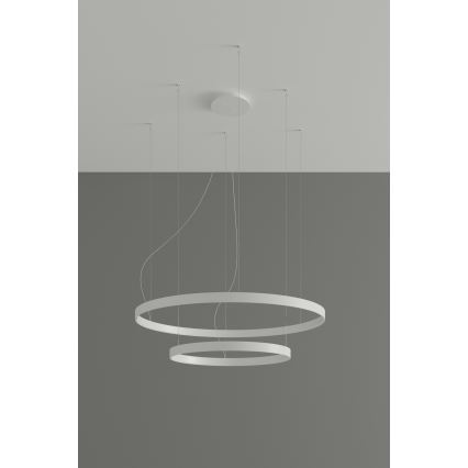 Thoro TH.178 - LED luster na sajli RIO LED/80W/230V CRI 95 4000K bela