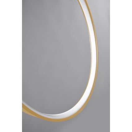 Thoro TH.220 - LED luster na sajli RIO LED/30W/230V CRI 90 3000K prečnik 55 cm zlatna