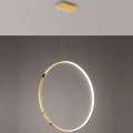 Thoro TH.248 - LED luster na sajli RIO LED/50W/230V CRI 90 3000K prečnik 78 cm zlatna