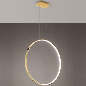 Thoro TH.248 - LED luster na sajli RIO LED/50W/230V CRI 90 3000K prečnik 78 cm zlatna