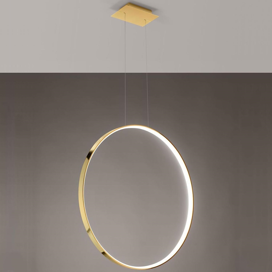 Thoro TH.248 - LED luster na sajli RIO LED/50W/230V CRI 90 3000K prečnik 78 cm zlatna