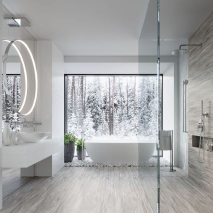 Thoro TH.249 - LED luster RIO na sajli, LED 50W/230V, CRI 90, 4000K, prečnik 78 cm, sjajni hrom