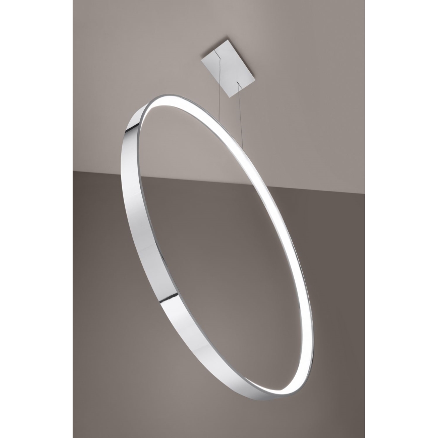 Thoro TH.249 - LED luster RIO na sajli, LED 50W/230V, CRI 90, 4000K, prečnik 78 cm, sjajni hrom
