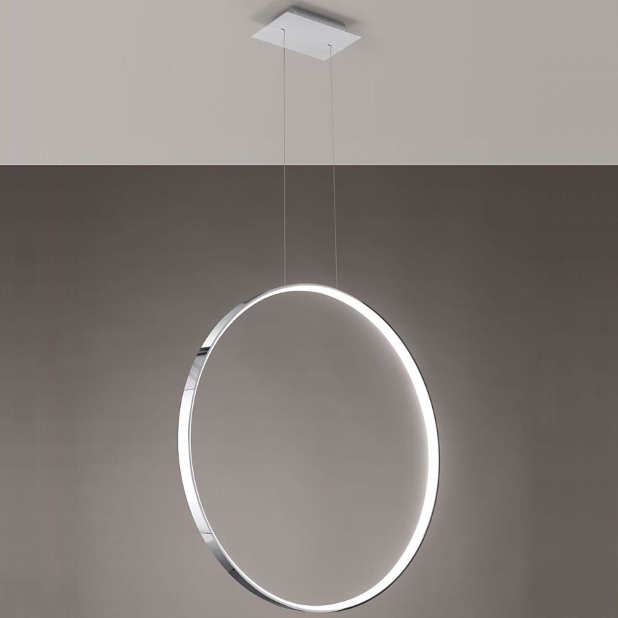Thoro TH.249 - LED luster RIO na sajli, LED 50W/230V, CRI 90, 4000K, prečnik 78 cm, sjajni hrom