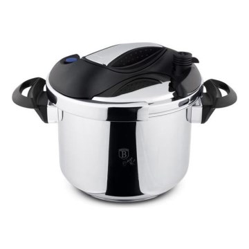 Tlakni lonac TURBO 6 l inox/crna