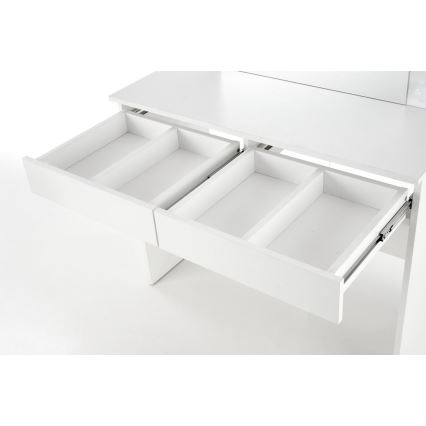 Toaletni sto sa LED osvetljenjem HOLLYWOOD 140x94 cm bela