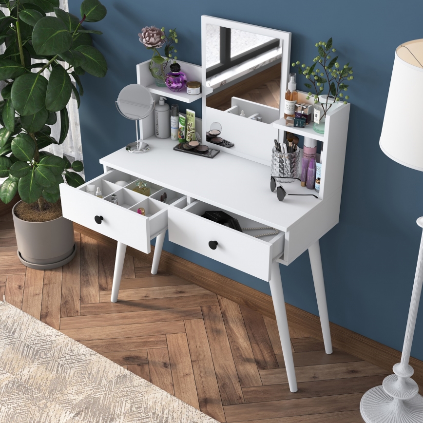 Toaletni stočić 111,8x97,8 cm beo