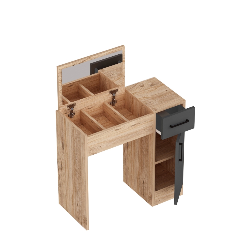 Toaletni stočić INCI 108,8x77 cm borovina atlantic/antracit