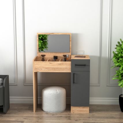 Toaletni stočić INCI 108,8x77 cm borovina atlantic/antracit