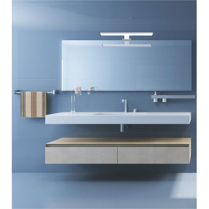 Top Light - LED kupatilsko osvetljenje za ogledalo TEXAS LED/8W/230V 3000/4000/6500K IP44 40 cm mat hrom