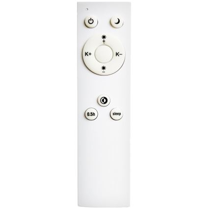 Top Light - LED prigušiva plafonska svetiljka za kupatilo PETAL LED/48W/230V IP44 3000-6500K prečnik 48 cm bela + daljinski upravljač